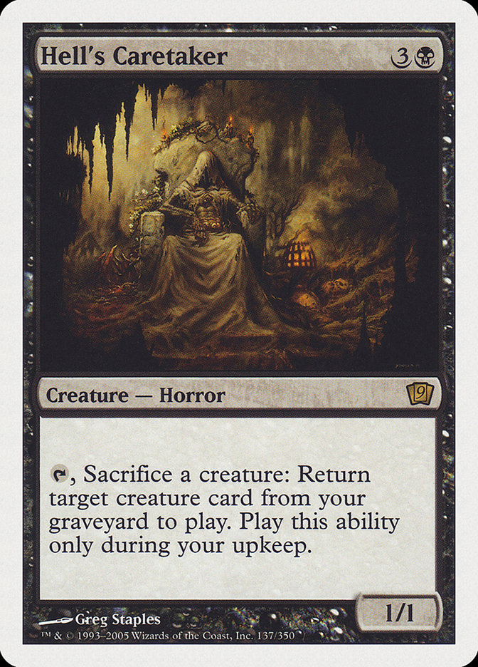 Hell's Caretaker (9th Edition) [Oversize Cards] | Good Games Morley