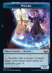 Devil // Wizard Double-Sided Token [Streets of New Capenna Tokens] | Good Games Morley