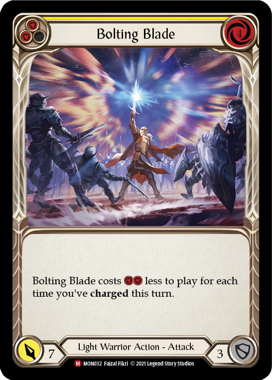 Bolting Blade [MON032-RF] (Monarch)  1st Edition Rainbow Foil | Good Games Morley