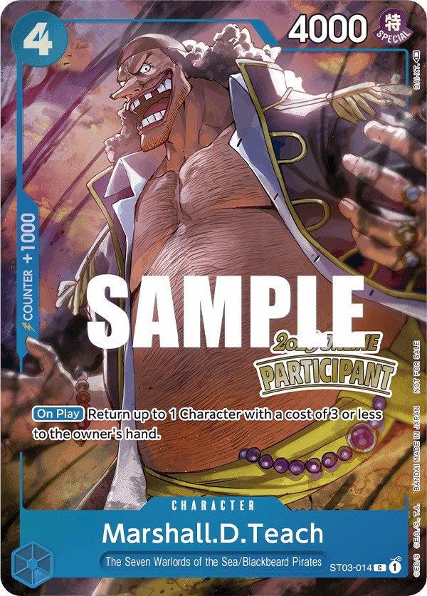 Marshall.D.Teach (Online Regional 2023) [Participant] [One Piece Promotion Cards] | Good Games Morley