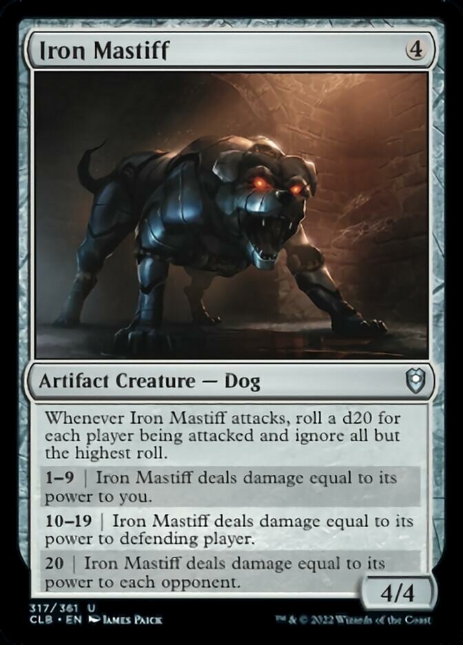 Iron Mastiff [Commander Legends: Battle for Baldur's Gate] | Good Games Morley