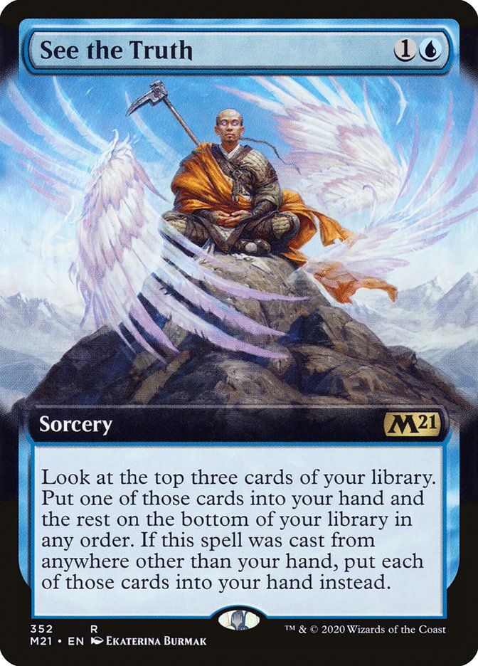 See the Truth (Extended Art) [Core Set 2021] | Good Games Morley