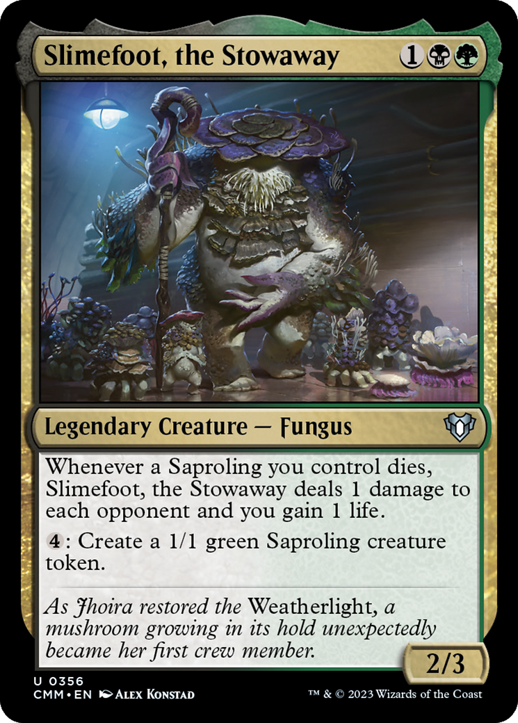 Slimefoot, the Stowaway [Commander Masters] | Good Games Morley