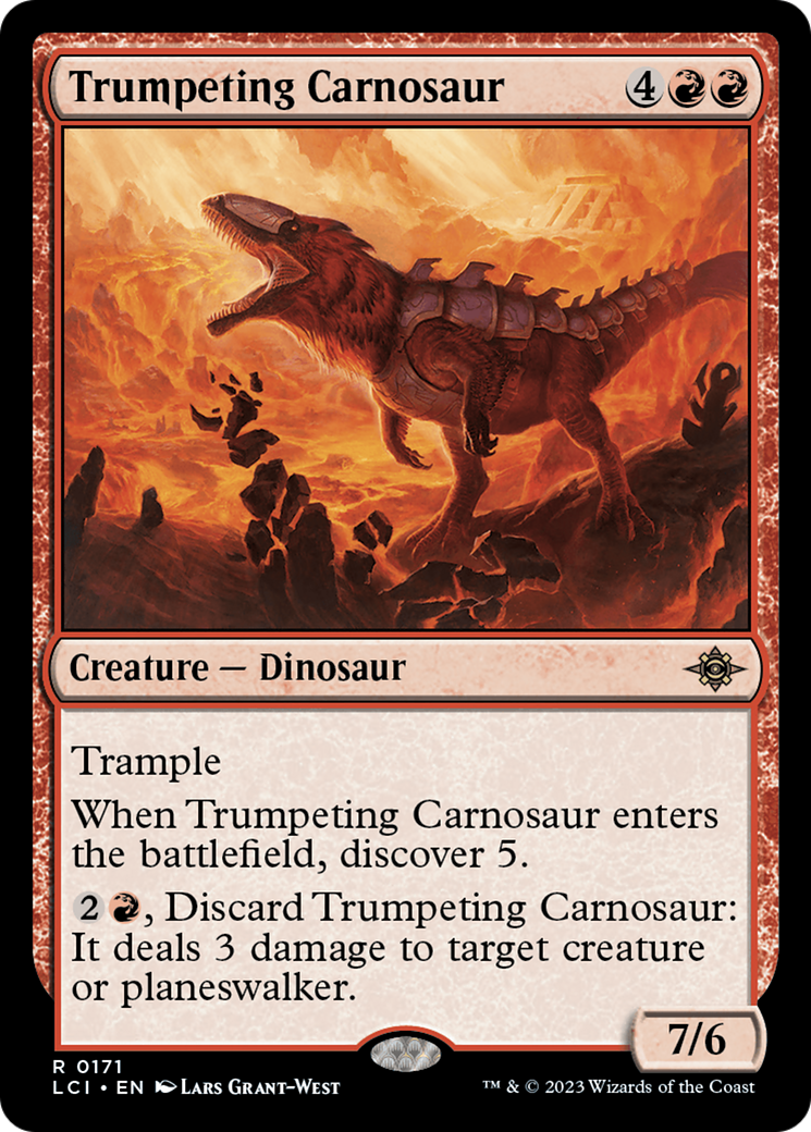 Trumpeting Carnosaur [The Lost Caverns of Ixalan] | Good Games Morley