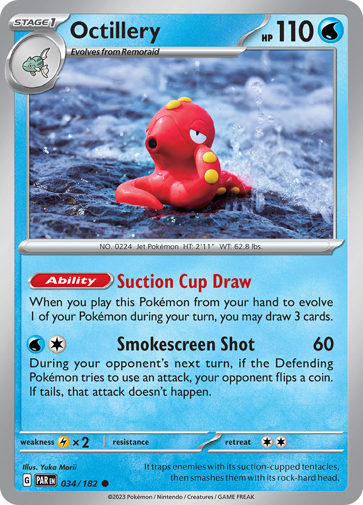 Octillery (034/182) [Scarlet & Violet: Paradox Rift] | Good Games Morley