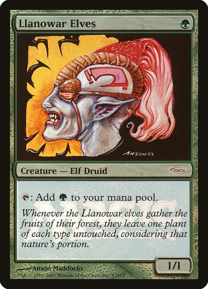 Llanowar Elves 9 (WPN & Gateway Promos)  - Foil | Good Games Morley