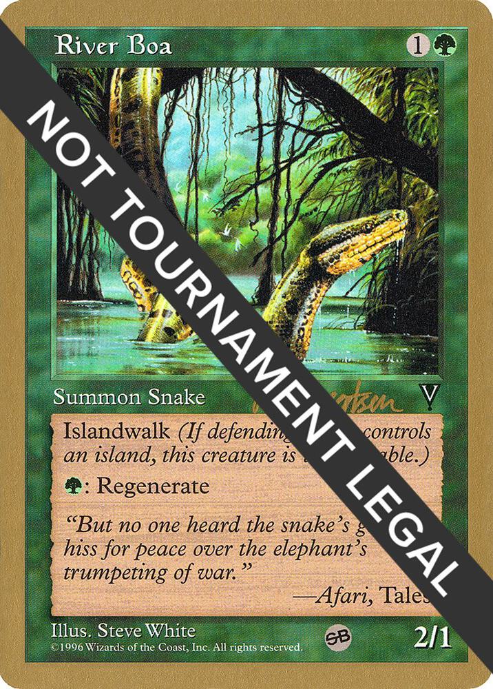 River Boa 1997 Svend Geertsen VIS SB sg118sb/131 (World Championship Decks)  | Good Games Morley