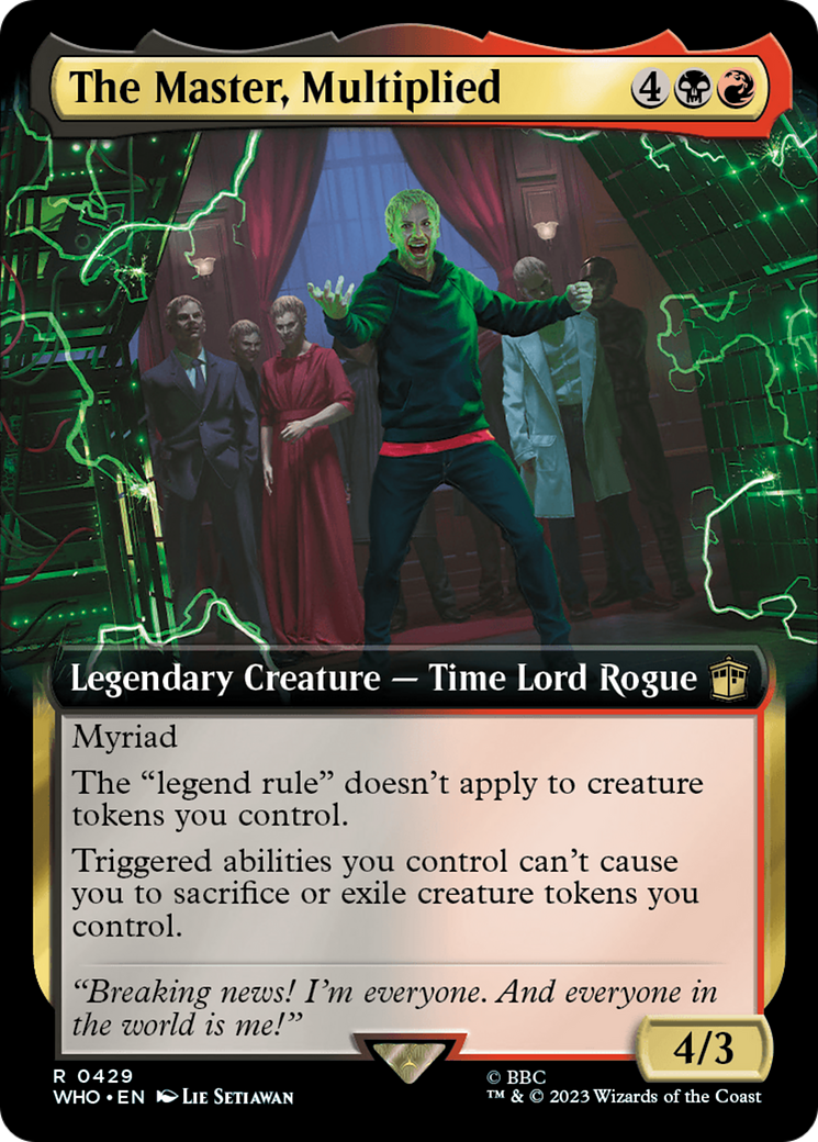 The Master, Multiplied (Extended Art) [Doctor Who] | Good Games Morley