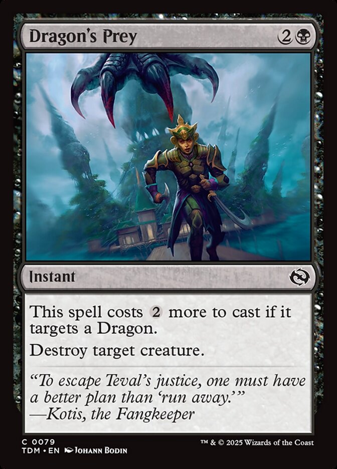 Dragon's Prey 79 (Tarkir: Dragonstorm)  - Foil | Good Games Morley