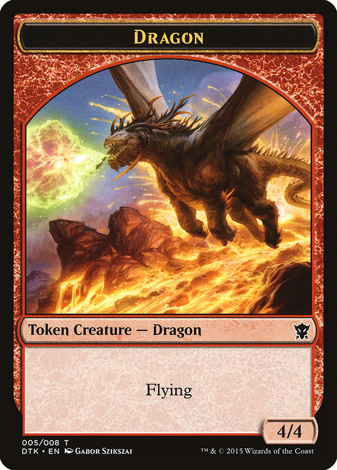 Dragon Token [Dragons of Tarkir Tokens] | Good Games Morley