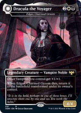 Dracula the Voyager Edgar Charmed Groom 341/277 (Innistrad: Crimson Vow)  | Good Games Morley