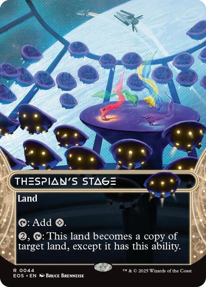 Thespians Stage 44 (Edge of Eternities: Stellar Sights)  - Borderless Foil | Good Games Morley