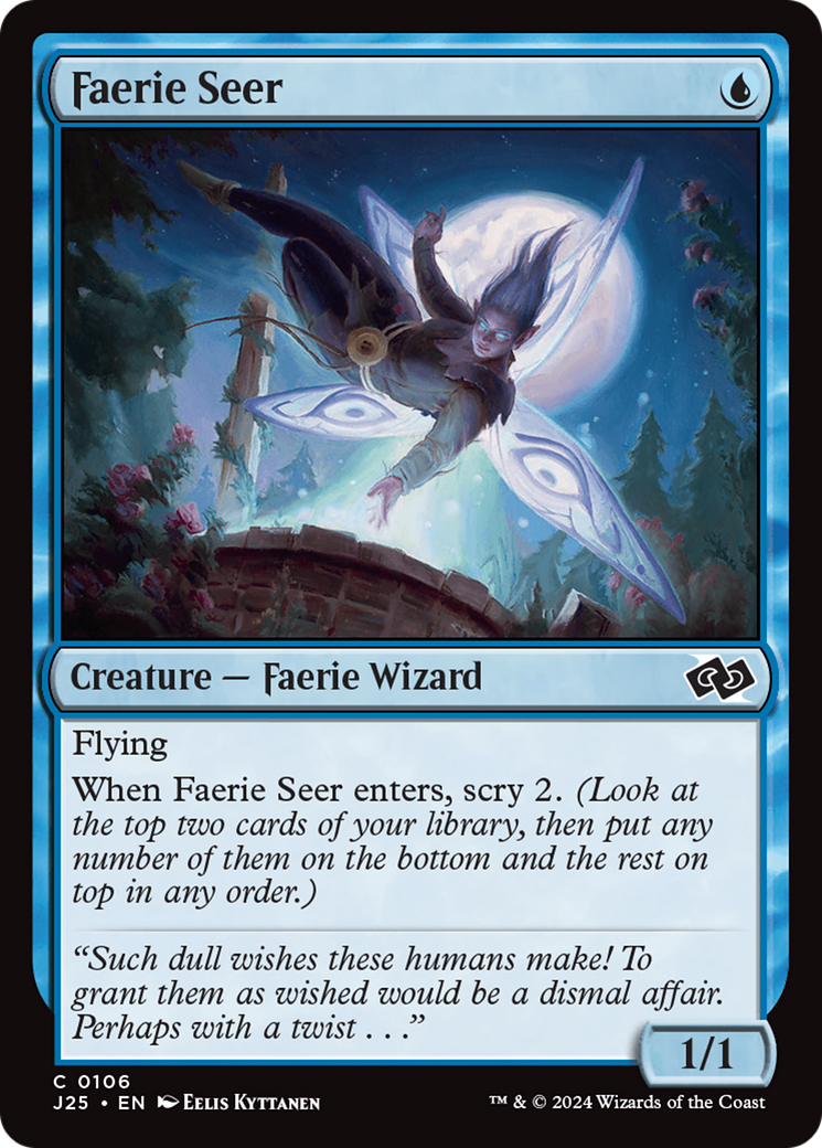 Faerie Seer [Foundations Jumpstart] | Good Games Morley
