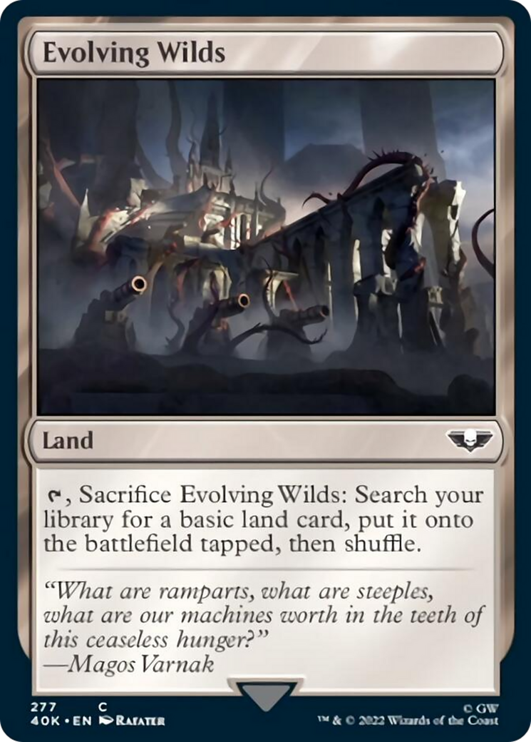 Evolving Wilds (Surge Foil) [Warhammer 40,000] | Good Games Morley