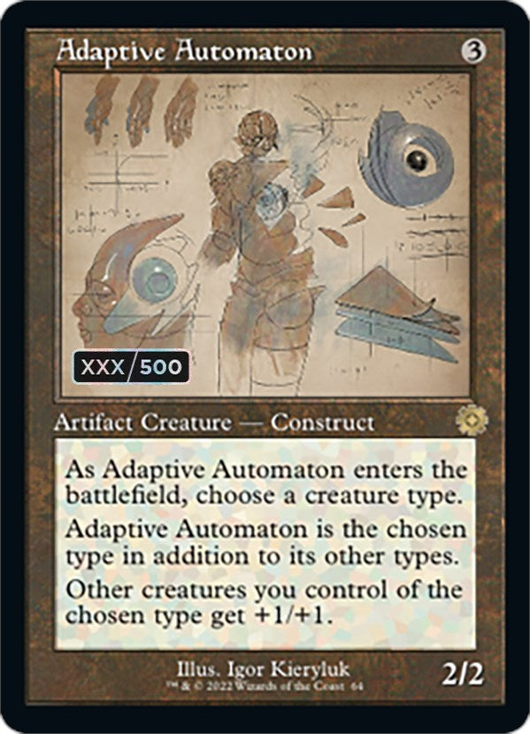 Adaptive Automaton (Retro Schematic) (Serialized) [The Brothers' War Retro Artifacts] | Good Games Morley