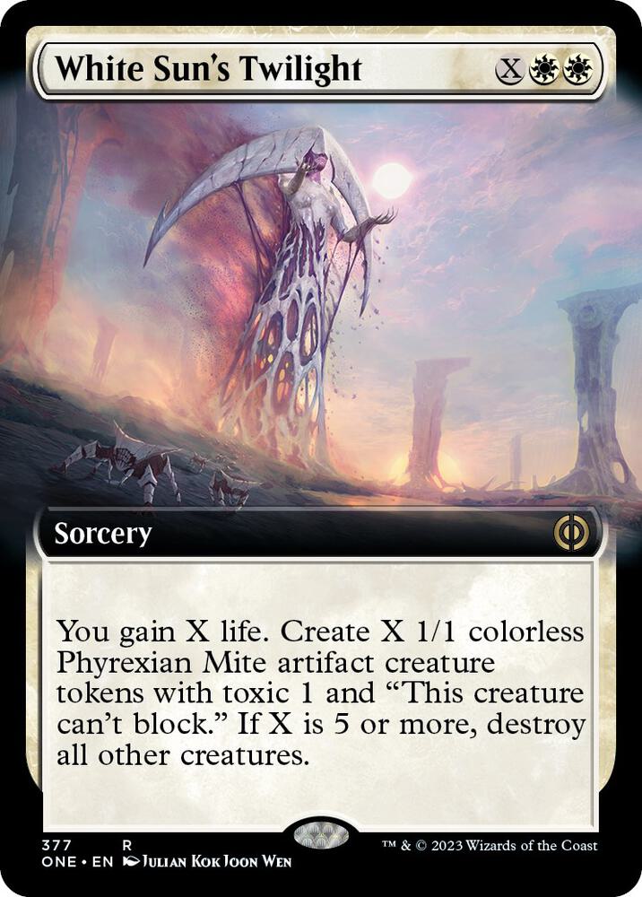 White Sun's Twilight 377 (Phyrexia: All Will Be One)  - Extended Art | Good Games Morley