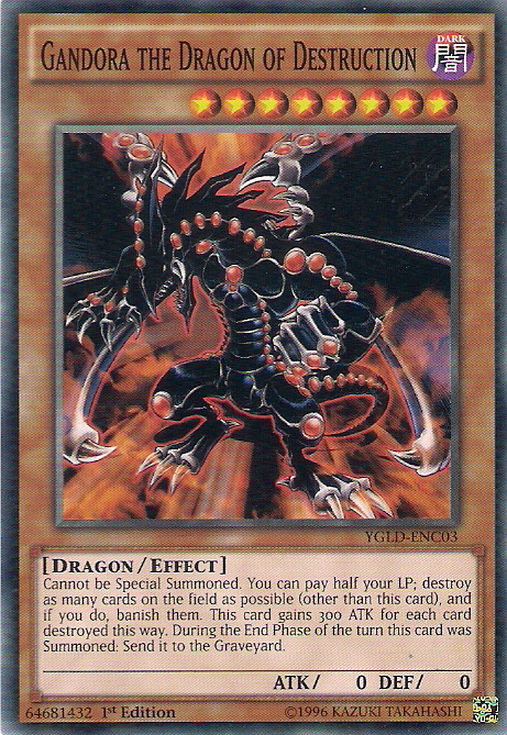 Gandora the Dragon of Destruction [YGLD-ENC03] Common | Good Games Morley