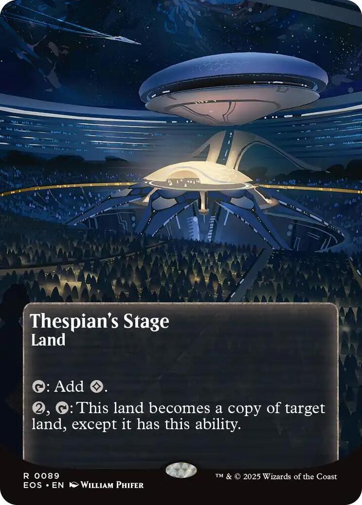 Thespian's Stage 89/45 (Edge of Eternities: Stellar Sights)  - Borderless | Good Games Morley