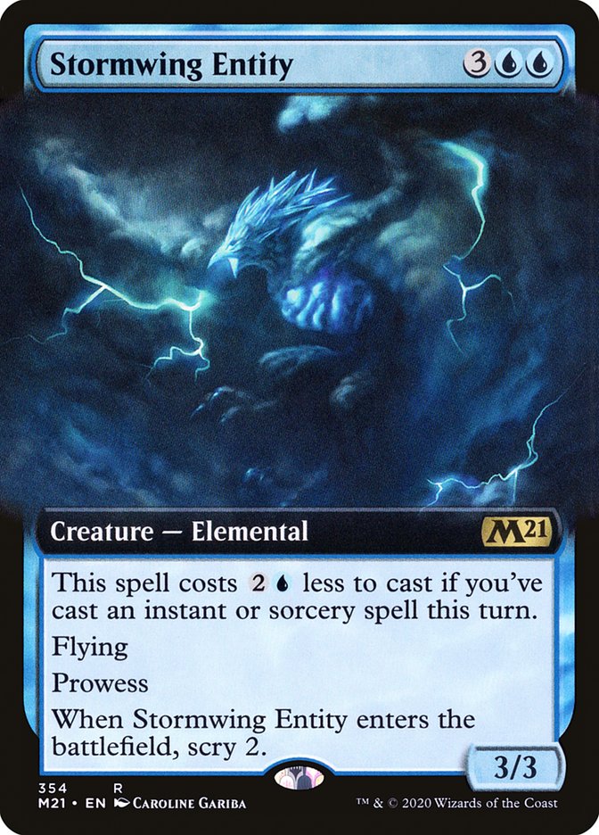 Stormwing Entity (Extended Art) [Core Set 2021] | Good Games Morley