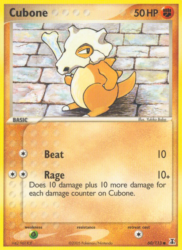Cubone (60/113) [EX: Delta Species] | Good Games Morley