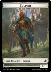 Soldier // Insect Double-Sided Token [March of the Machine Commander Tokens] | Good Games Morley
