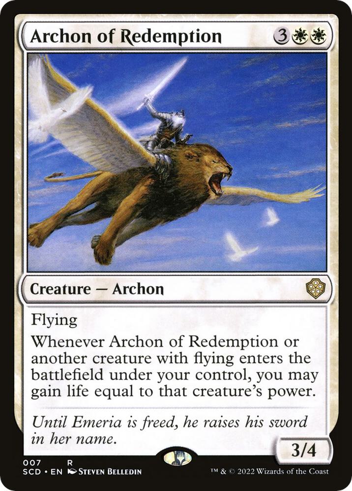 Archon of Redemption 7/352 (Starter Commander Decks)  | Good Games Morley