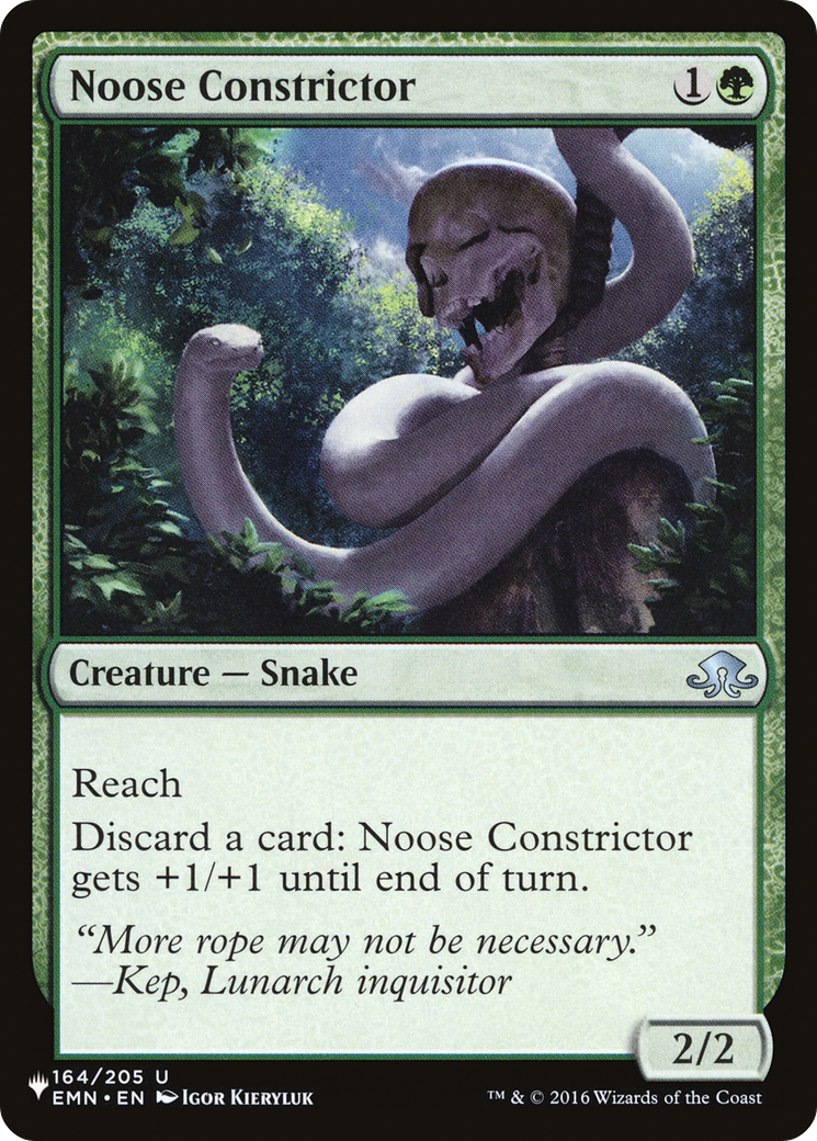 Noose Constrictor [The List] | Good Games Morley