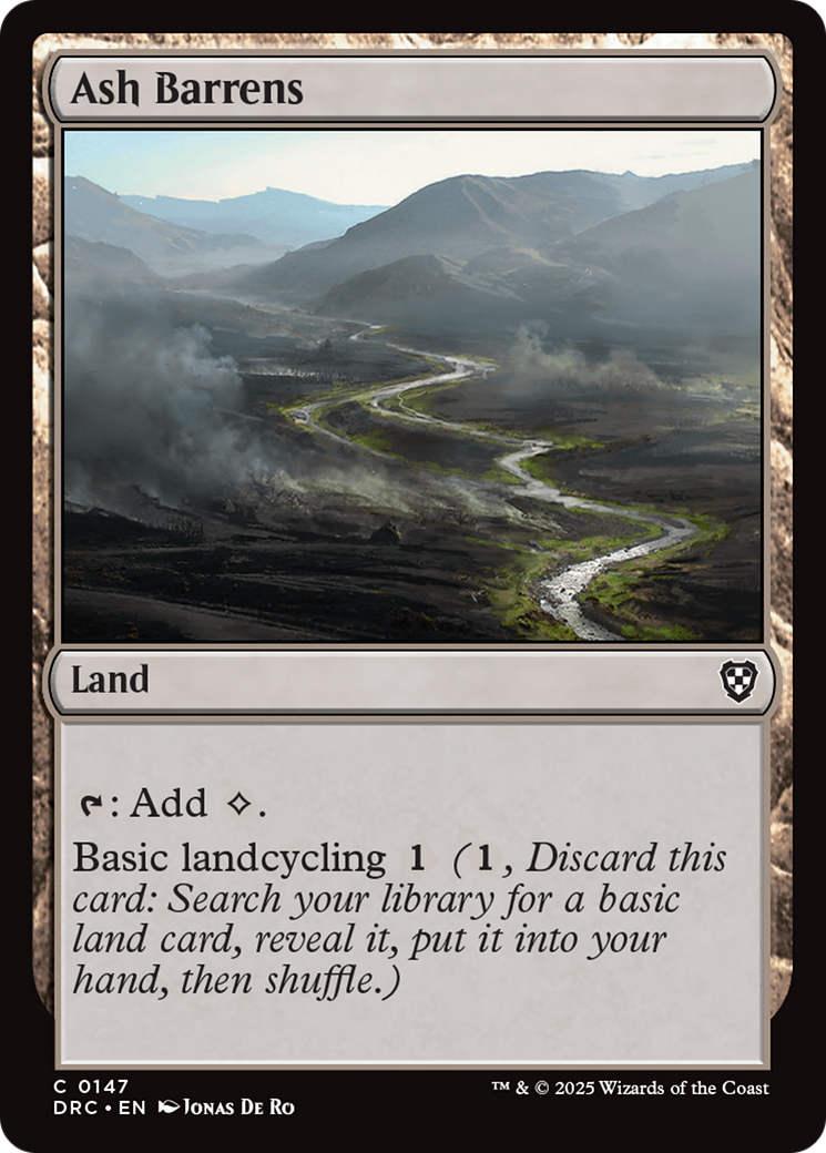 Ash Barrens [Aetherdrift Commander] | Good Games Morley