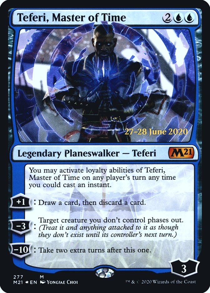 Teferi, Master of Time (277) [Core Set 2021 Prerelease Promos] | Good Games Morley