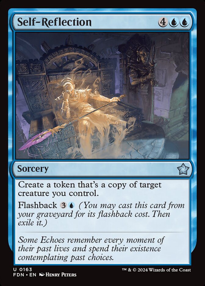 Self-Reflection 163/291 (Foundations)  - Foil | Good Games Morley