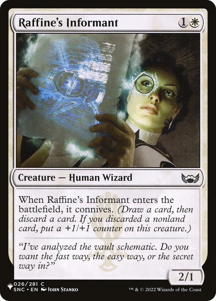 Raffine's Informant [The List] | Good Games Morley
