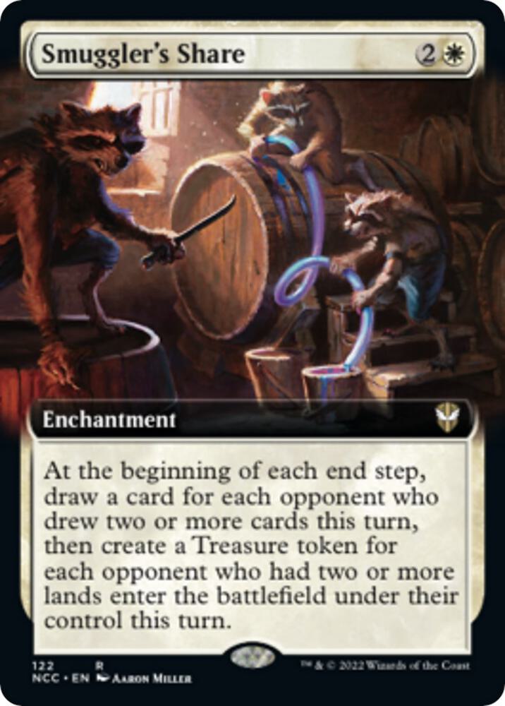 Smugglers Share Extended Art 122 (Commander: Streets of New Capenna)  | Good Games Morley