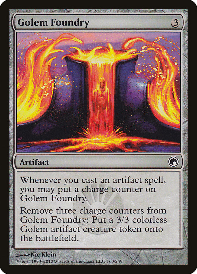 Golem Foundry 160/249 (Scars of Mirrodin)  | Good Games Morley