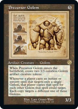 Precursor Golem Schematic 105/63 (The Brothers' War: Retro Frame Artifacts)  - Foil | Good Games Morley
