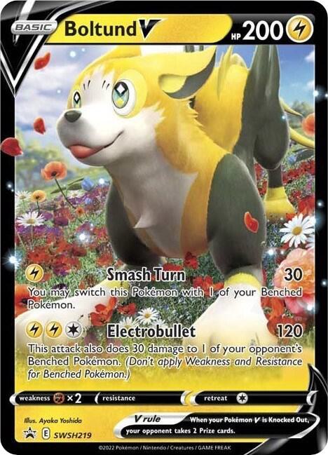 Boltund V SWSH219 (SWSH: Sword & Shield Promo Cards)  - Holofoil | Good Games Morley