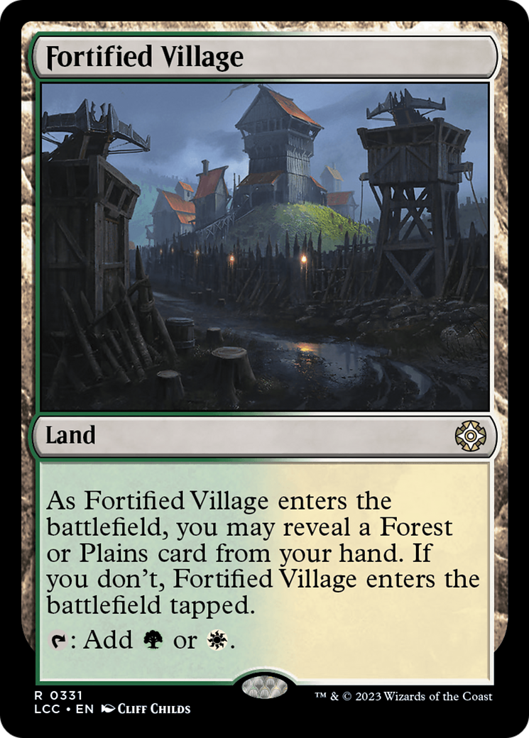 Fortified Village [The Lost Caverns of Ixalan Commander] | Good Games Morley