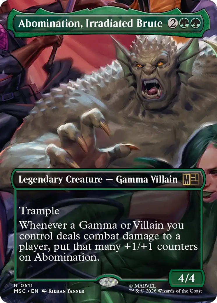 Abomination, Irradiated Brute (Borderless) [Marvel Super Heroes Commander] | Good Games Morley