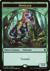 Dinosaur // Treasure Double-Sided Token [Friday Night Magic 2017] | Good Games Morley