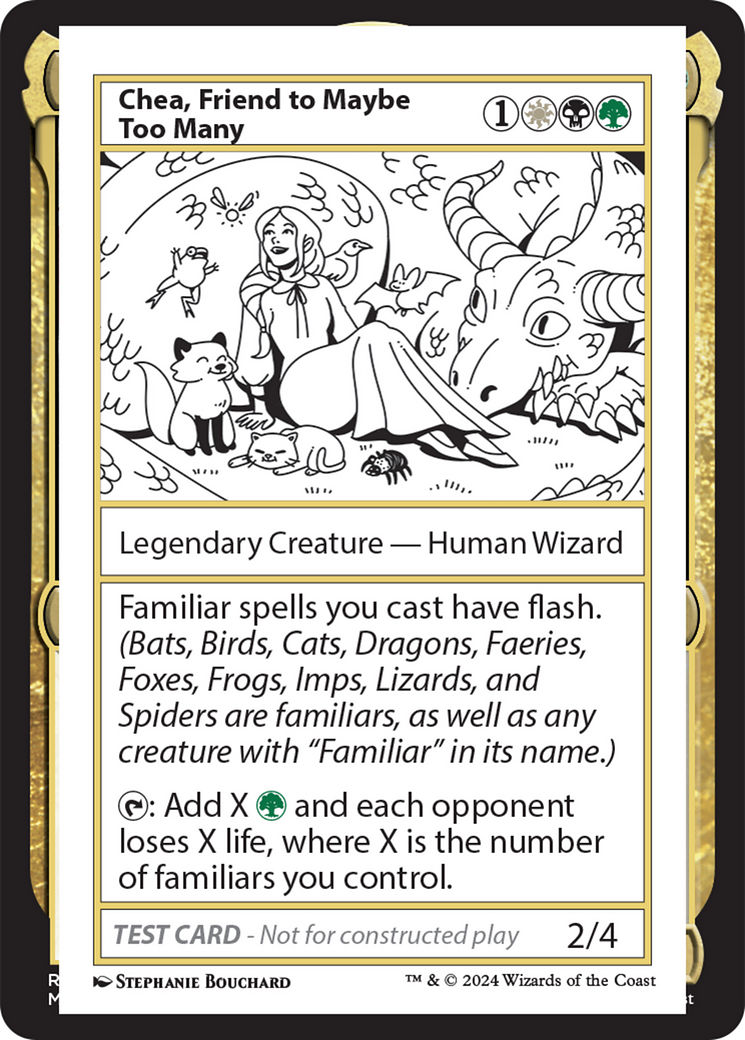 Chea, Friend to Maybe Too Many [Mystery Booster 2 Playtest Cards] | Good Games Morley