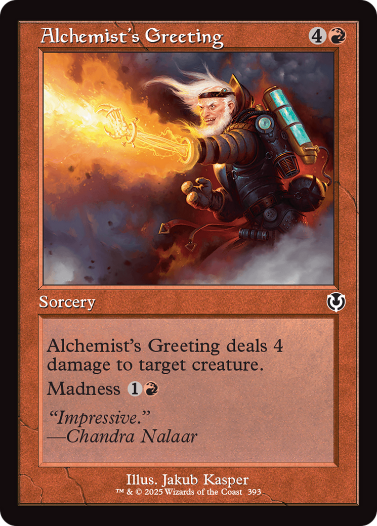 Alchemist's Greeting (Retro Frame) [Innistrad Remastered] | Good Games Morley
