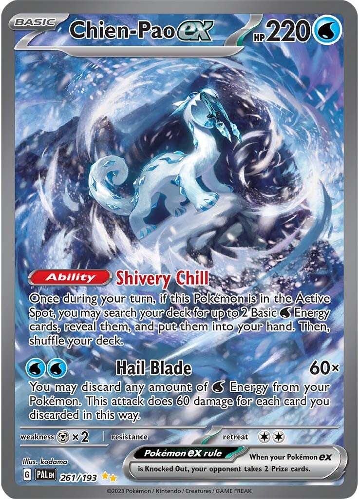 Chien-Pao ex (261/193) [Scarlet & Violet: Paldea Evolved] | Good Games Morley