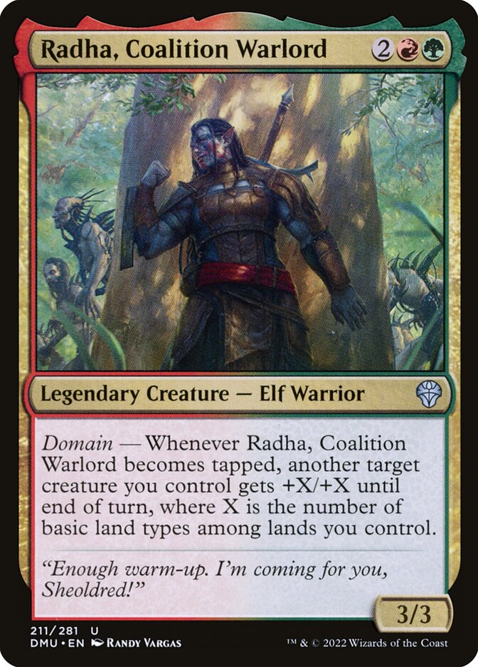 Radha, Coalition Warlord 211/281 (Dominaria United)  | Good Games Morley