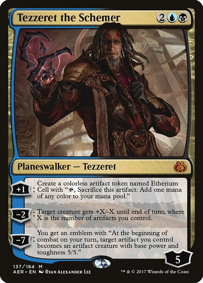 Tezzeret the Schemer 137/184 (Aether Revolt)  | Good Games Morley