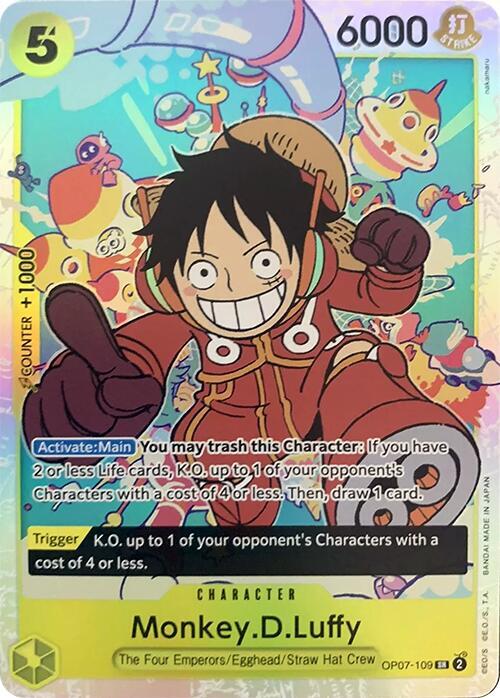 Monkey.D.Luffy OP07-109 (500 Years in the Future)  - Foil | Good Games Morley