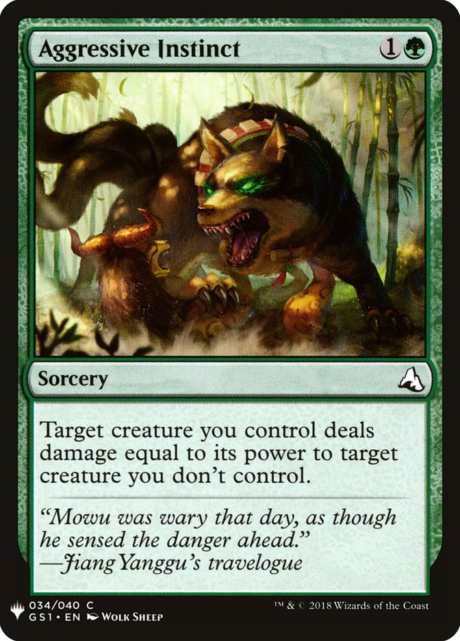 Aggressive Instinct [Mystery Booster] | Good Games Morley