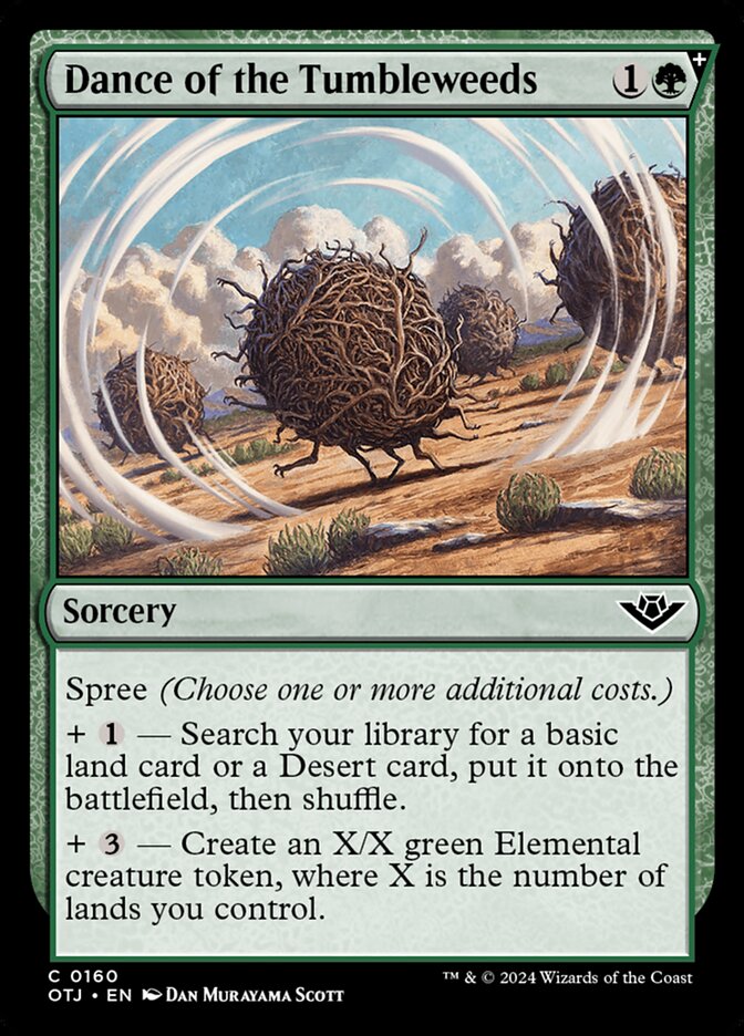 Dance of the Tumbleweeds 160/286 (Outlaws of Thunder Junction)  - Foil | Good Games Morley