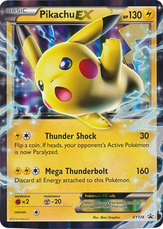 Pikachu EX (XY174) (Jumbo Card) [XY: Black Star Promos] | Good Games Morley