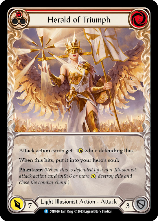 Herald of Triumph (Red) [DTD026] (Dusk Till Dawn) | Good Games Morley