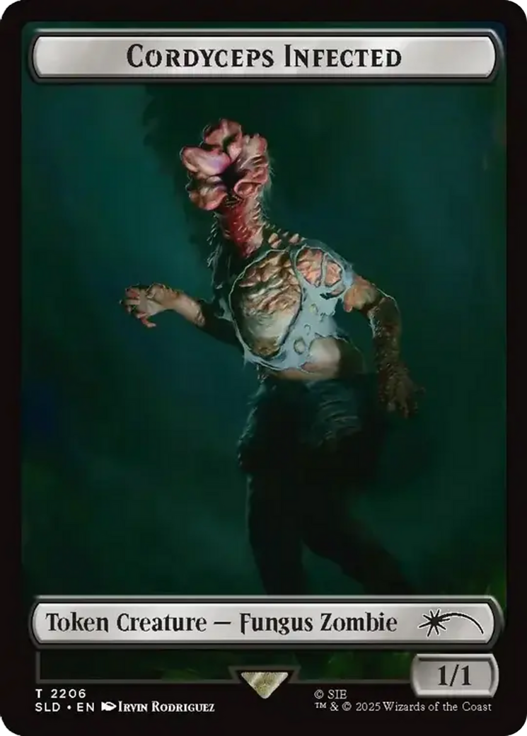 Cordyceps Infected Token (2206) [Secret Lair Drop Series] | Good Games Morley
