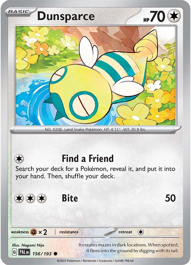 Dunsparce (156/193) [Scarlet & Violet: Paldea Evolved] | Good Games Morley